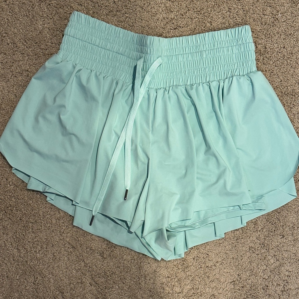 Mint Green Women's Flowy Shorts